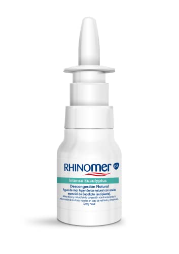Rhinomer Spray Nasal Descongestionante Intenso Eucalipto, Para Adultos y Niños a Partir de 6 Años, 20 ml