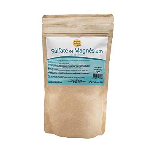 Sulfato de magnesio (Sal de Epsom) – 500 g